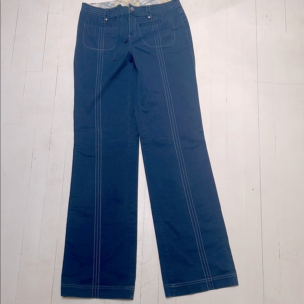 Athleta teal Wide-Leg Pants, sz 6L